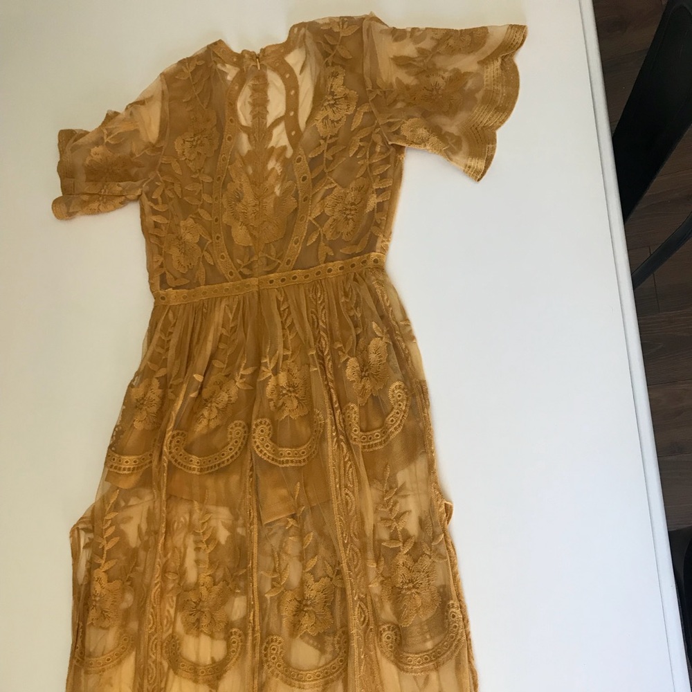 Maxi sheer romper